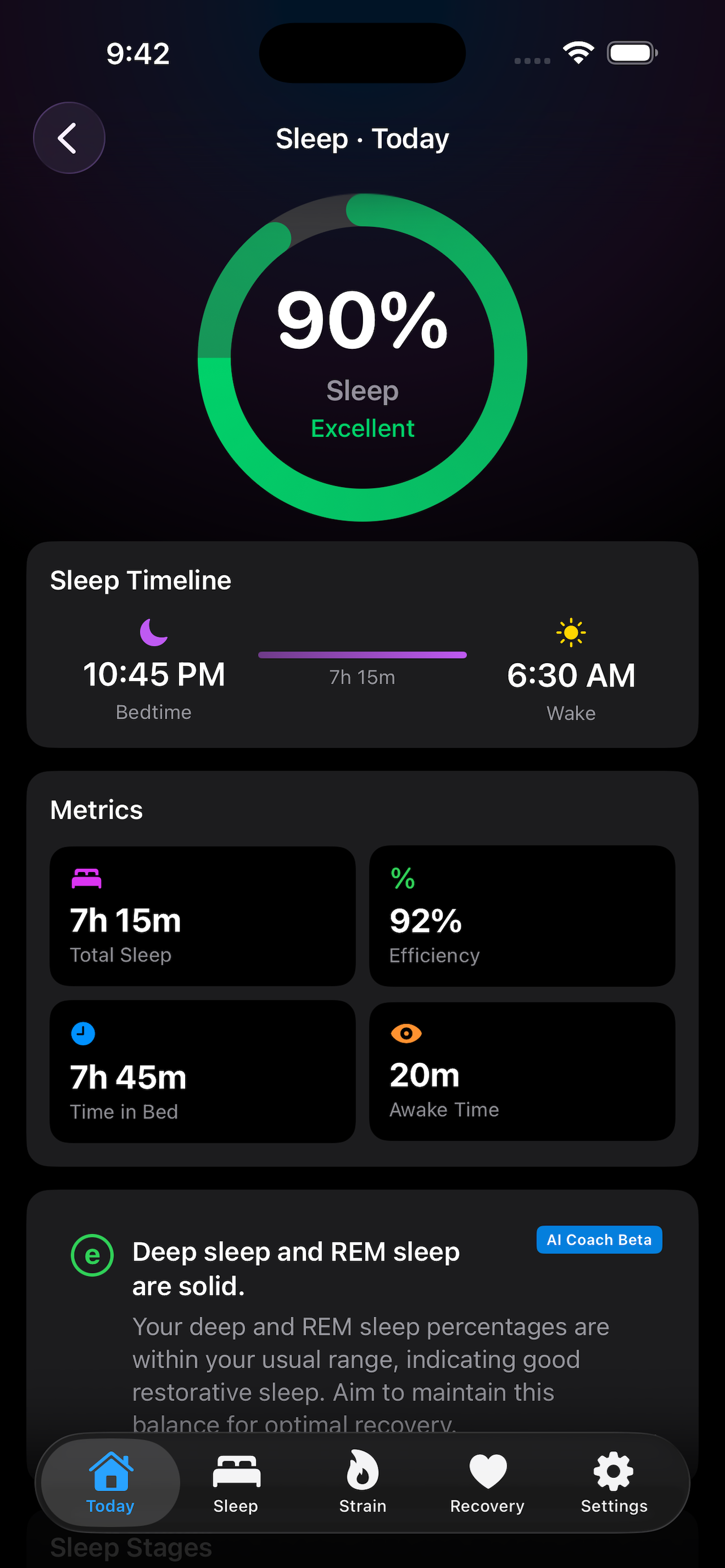 Sleep Analysis